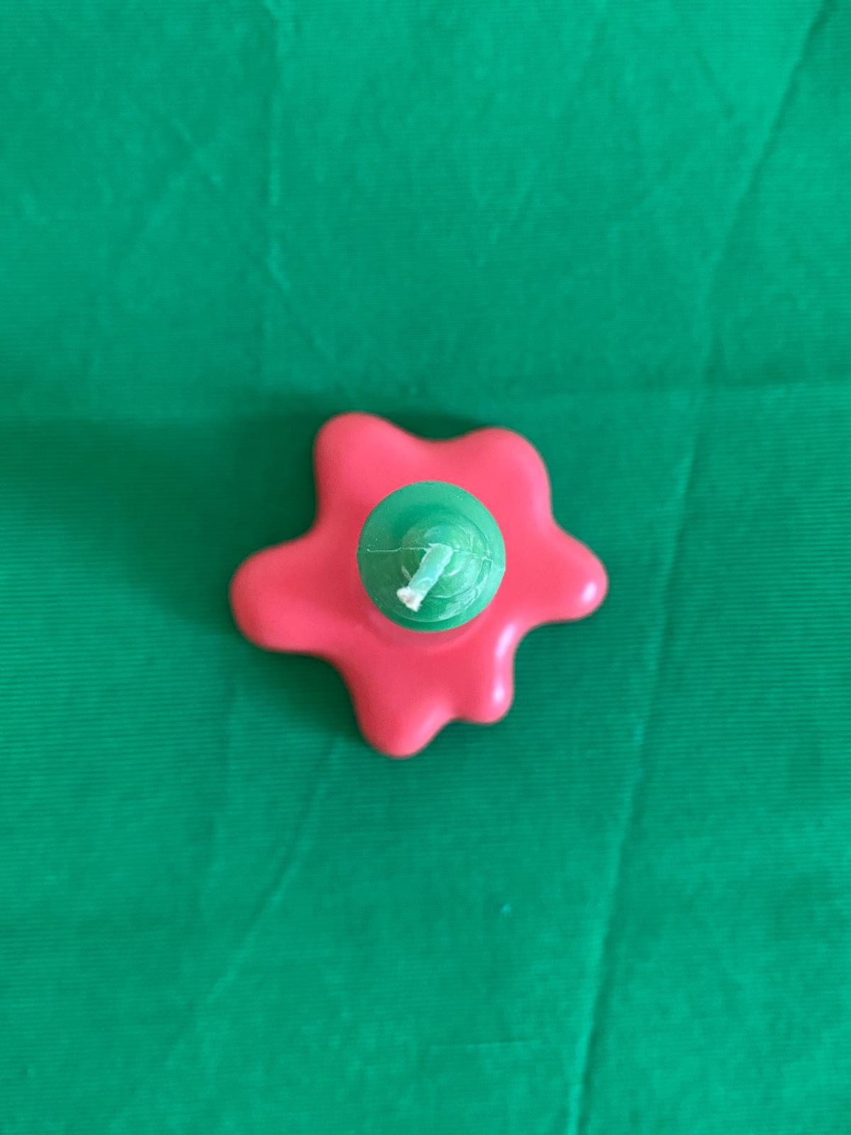 Damlayan Tasarım Beton Şamdan - Pembe