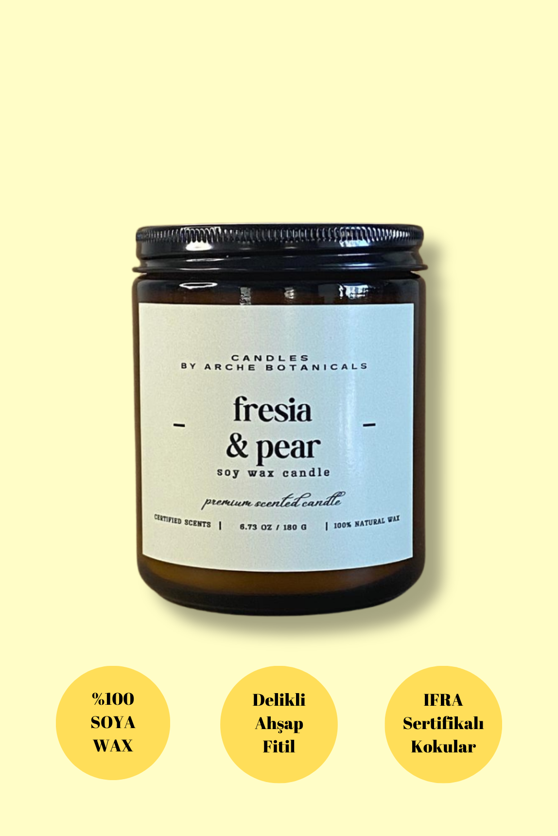 Fresia&Pear Kokulu Soya Mumu